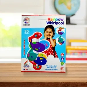Ratna’s Rainbow Whirlpool Toy – Multicolor DIY Rolling Ball Toy