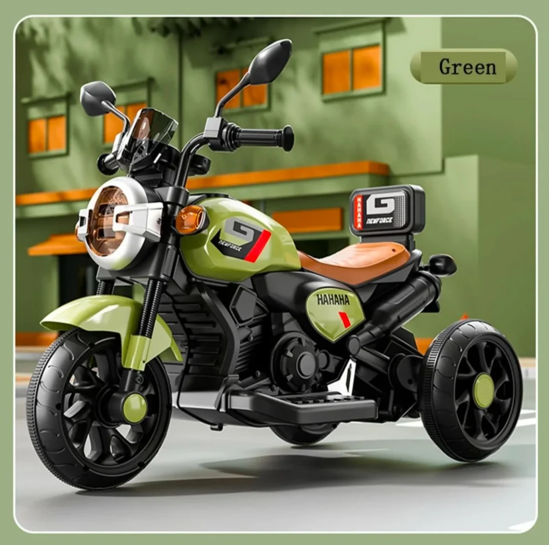 Ride Xtreme Electric Bike for Kids – 6V Battery, MP3/USB/Bluetooth Music, LED Lights, Foot Accelerator, Backrest | Ages 1-5 Years