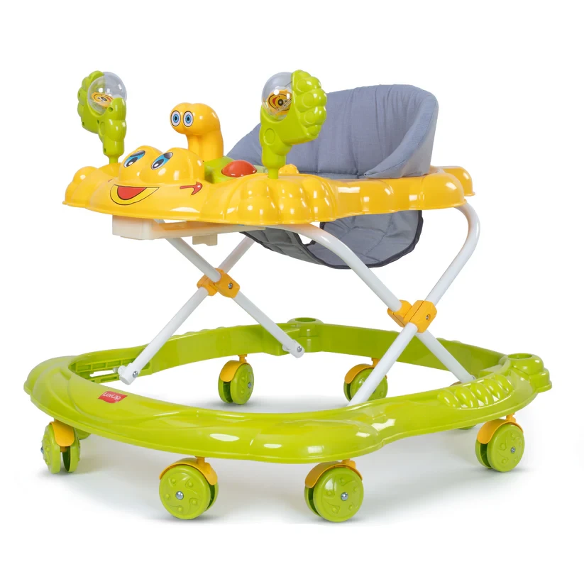 LuvLap Starshine Baby Walker with Activity Tray, 3-Stage Height Adjustment & 360° Rotating Seat – For Babies 6 to 18 Months