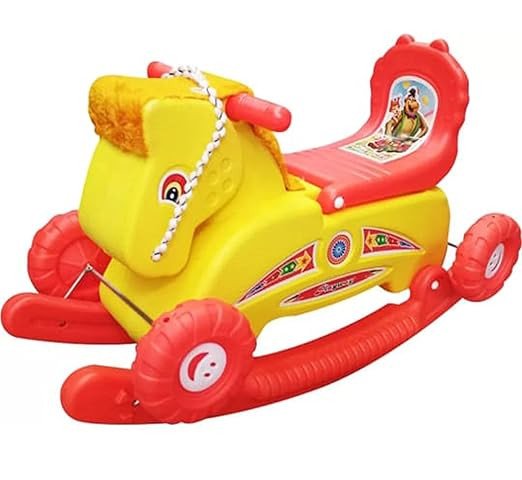 Playway Horse Ride-On Toy – Indoor Outdoor Rocking and Walking Toy for Toddlers