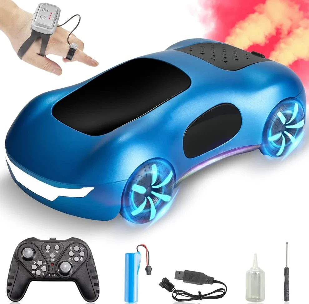 Viral RC Drift Car BMW Concept Car – 1/14 Scale 2.4GHz Gesture Control Dual Spray High-Speed Drift Stunt RC Car for Adults and Kids