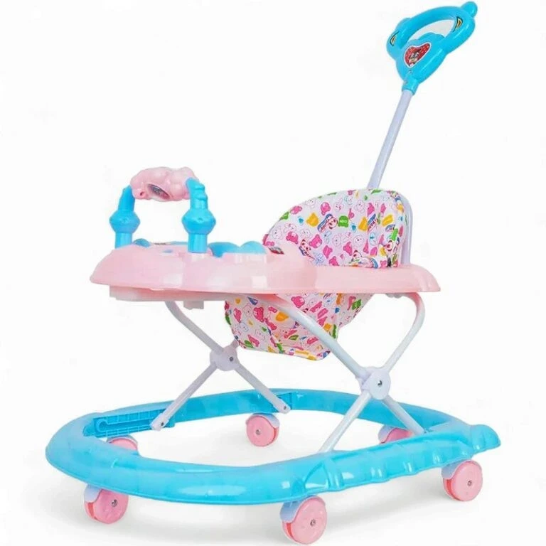 Panda 111 Musical Baby Walker with Adjustable Height & Parental Handle