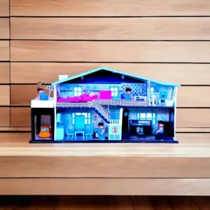 Frozen Party Home Doll House by Toyzone – Complete Pretend Play Set with Miniature Furniture (3+ Years)
