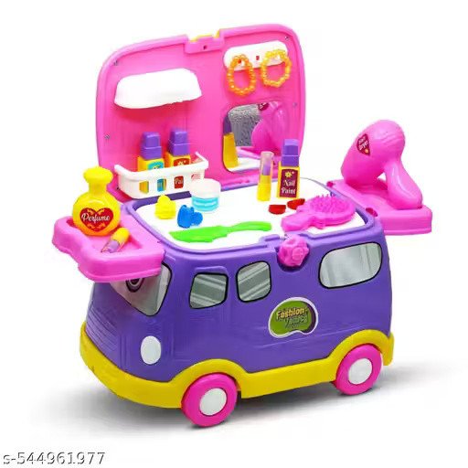 Mamma Mia 2 in 1 Fashion Vanity Vehicle Set of 16 – Multicolour