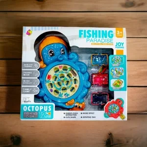 Fishing Paradise Musical Rotating Fish-Catching Game Set